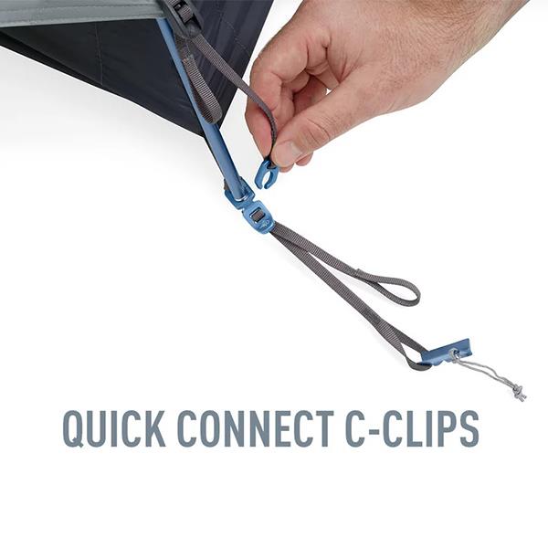 Sea to Summit Telos TR2 quick connect c clips 