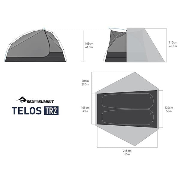 Sea to Summit Telos TR2 design details 