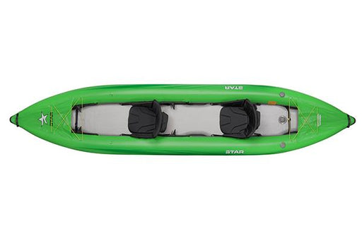 STAR Paragon Tandem inflatable kayak top view 