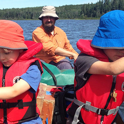 Canoe tripping with kids
