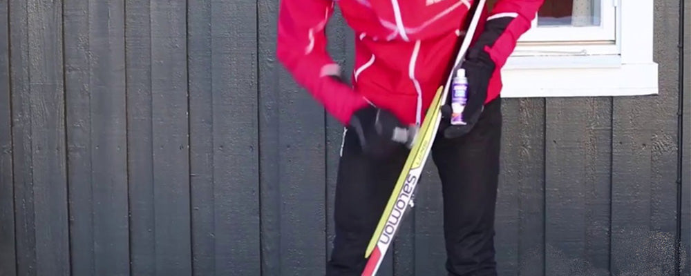 Maintenance of cross country skin skis