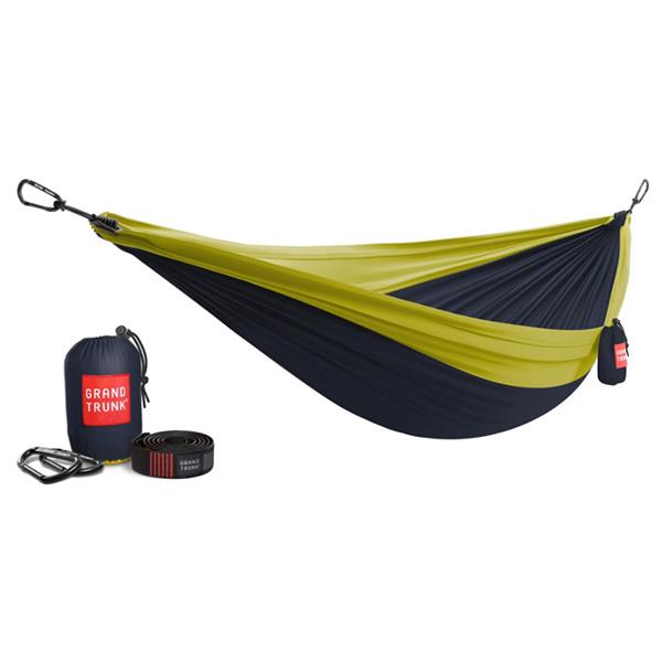Grand Trunk Double Deluxe Hammock kit navy chartreuse 