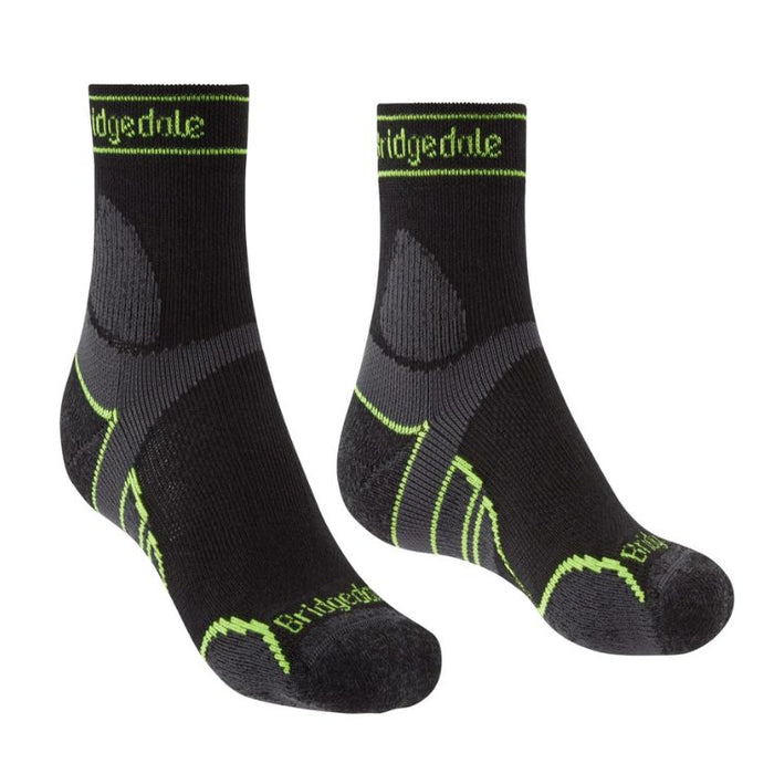Bridgedale Lightweight Trail Run 3/4 (men's) MEN'S SOCKS BRIDGEDALE M BLACK