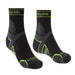 Bridgedale Lightweight Trail Run 3/4 (men's) MEN'S SOCKS BRIDGEDALE M BLACK