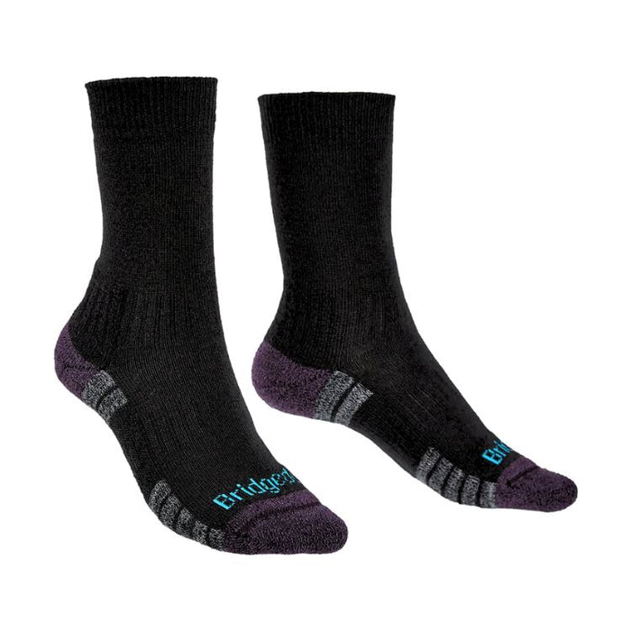 Bridgedale Hike Lightweight Endurance Boot (women's) WM'S SOCKS BRIDGEDALE S BLACK-PURPLE