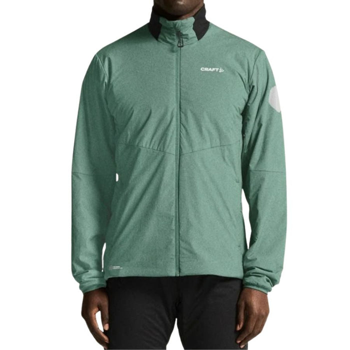 Green jacket with 'Craft' branding on a white background