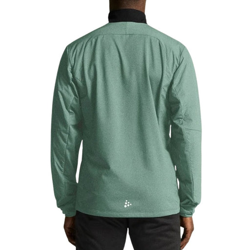 Green jacket on a white background