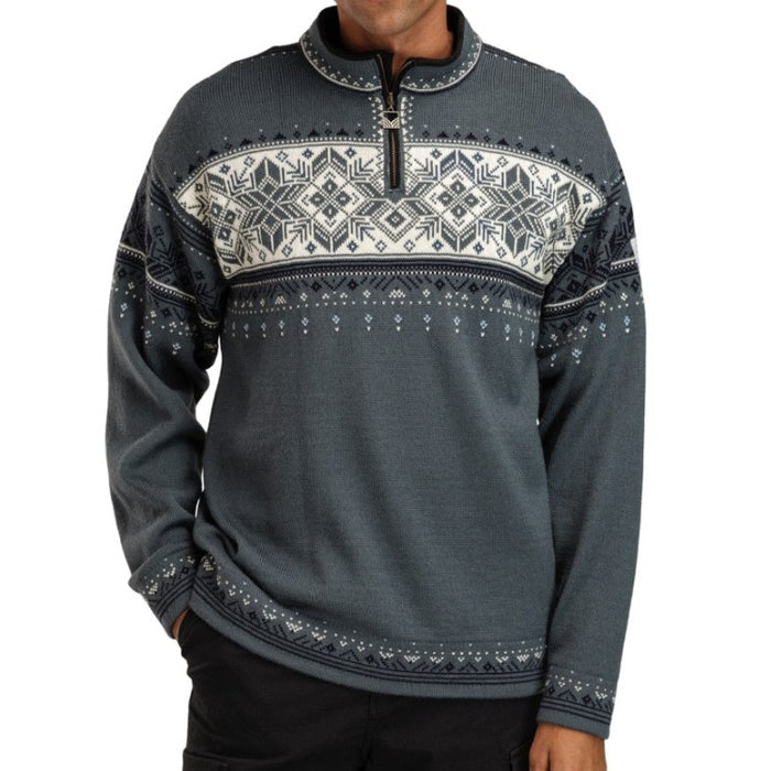 Dale of Norway Blyfjell Sweater (men's) MN'S TOP DALE OF NORWAY M STEEL OFFWHITE NAVY