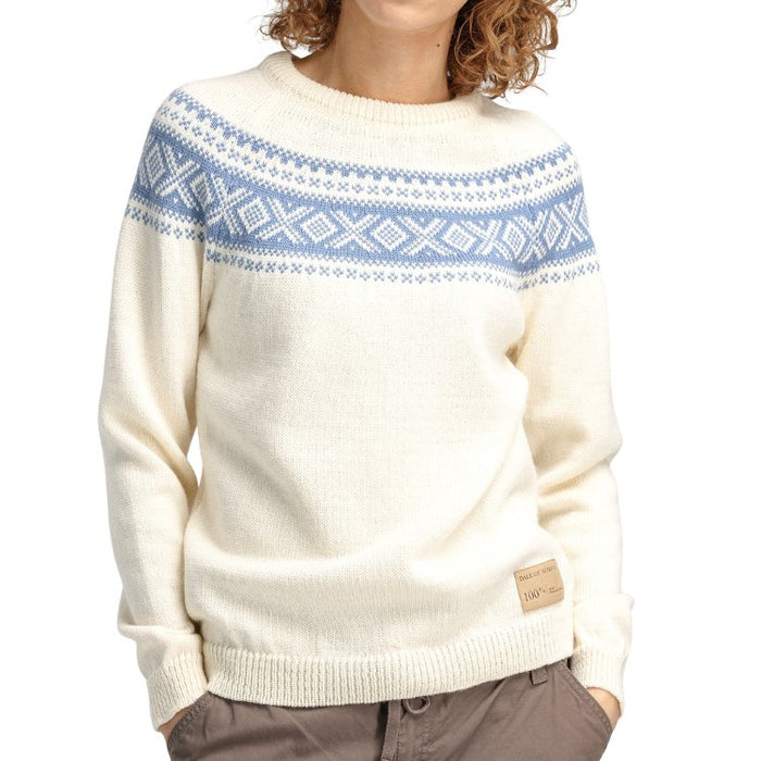 Dale of Norway Vågsøy Sweater (women's) WM'S TOP DALE OF NORWAY S OFFWHITE BLUESHADOW