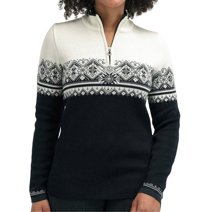 Dale of Norway Moritz Sweater (women's) WM'S TOP DALE OF NORWAY S BLACK WHITE CHARCOAL