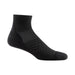 Black sock on a white background