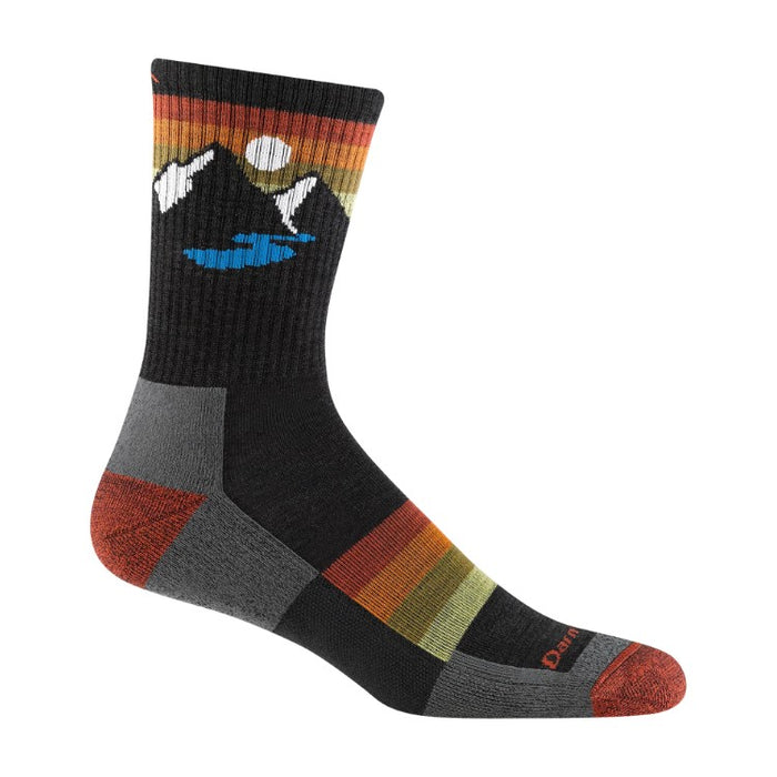 Darn Tough Sunset Ridge Micro Crew (men's) MEN'S SOCKS DARN TOUGH M CHARCOAL