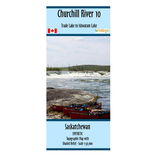 Go Trekkers Map: Churchill River #10 MAP GO TREKKER