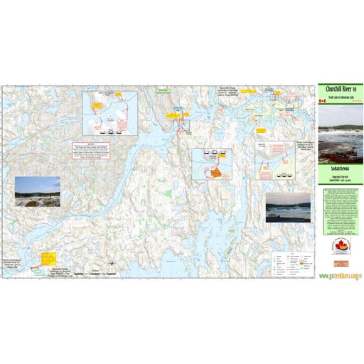 Go Trekkers Map: Churchill River #10 MAP GO TREKKER