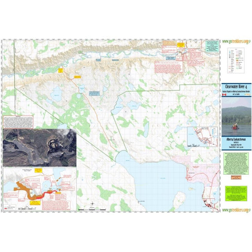 Go Trekkers Map: Clearwater River #4 MAP GO TREKKER