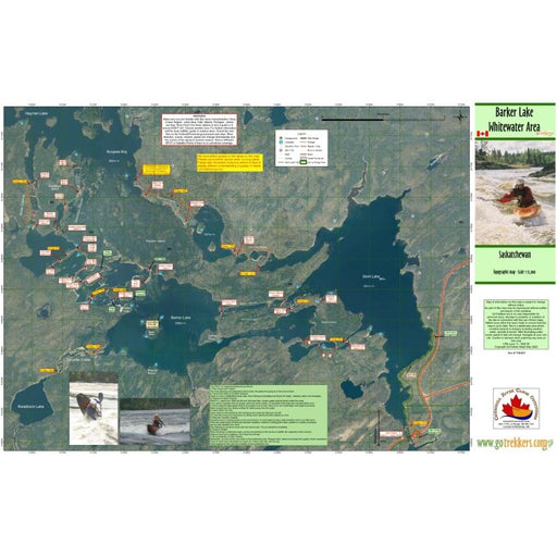 Go Trekkers Map: Barker Lake Whitewater Area MAP GO TREKKER