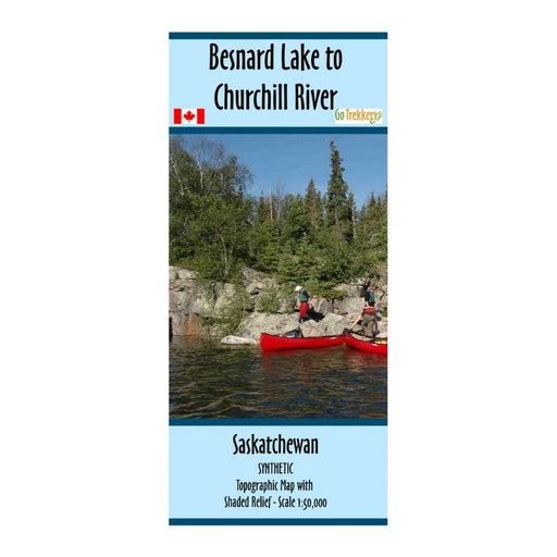 Go Trekkers Map: Besnard Lake to Churchill River MAP GO TREKKER