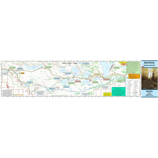 Go Trekkers Map: Boreal Trail East MAP GO TREKKER
