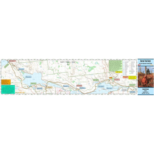 Go Trekkers Map: Boreal Trail West MAP GO TREKKER