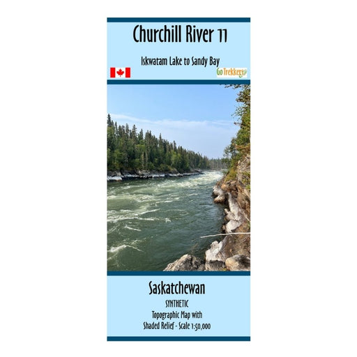 Go Trekkers Map: Churchill River #11 MAP GO TREKKER