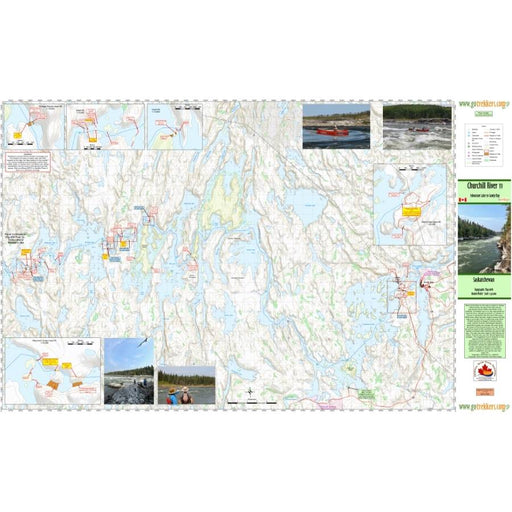 Go Trekkers Map: Churchill River #11 MAP GO TREKKER