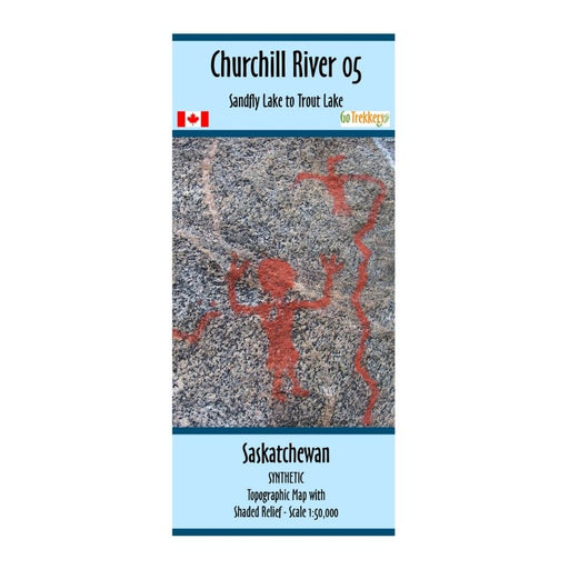 Go Trekkers Map: Churchill River #5 MAP GO TREKKER