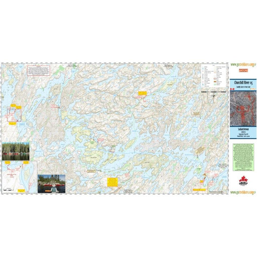 Go Trekkers Map: Churchill River #5 MAP GO TREKKER