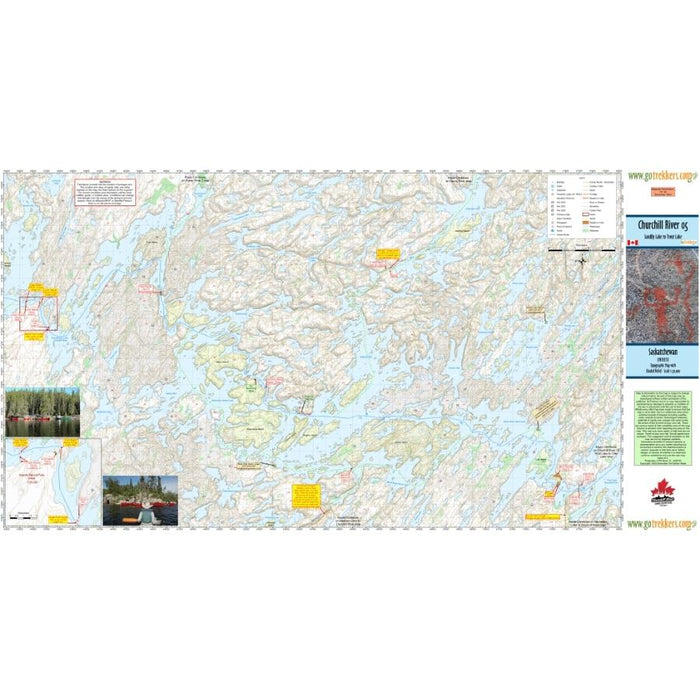 Go Trekkers Map: Churchill River #5 MAP GO TREKKER