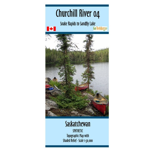 Go Trekkers Map: Churchill River #4 MAP GO TREKKER