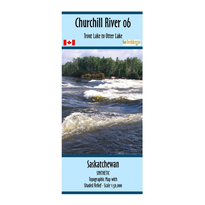Go Trekkers Map: Churchill River #6 MAP GO TREKKER