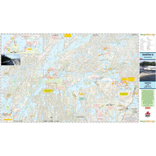 Go Trekkers Map: Churchill River #6 MAP GO TREKKER