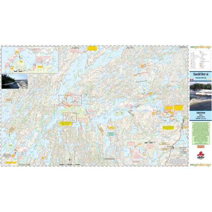 Go Trekkers Map: Churchill River #6 MAP GO TREKKER