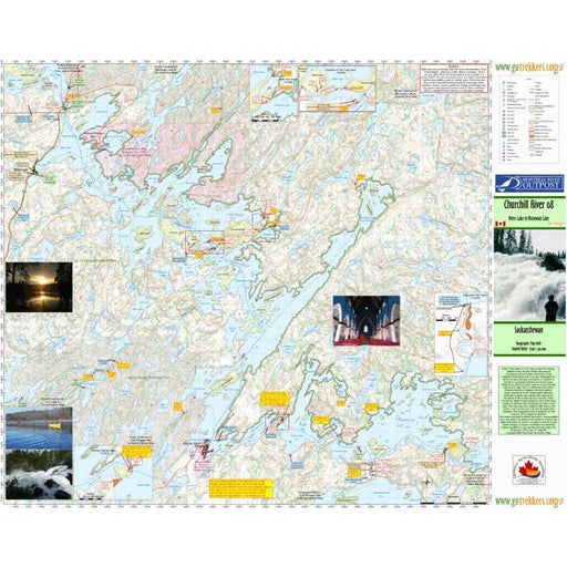 Go Trekkers Map: Churchill River #8 MAP GO TREKKER