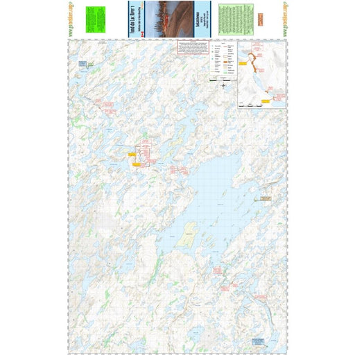 Go Trekkers Map: Fond Du Lac River (set of 3) MAP GO TREKKER