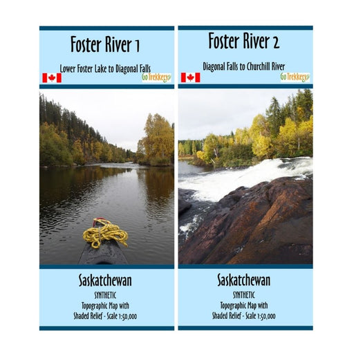 Go Trekkers Map: Foster River (set of 2) MAP GO TREKKER