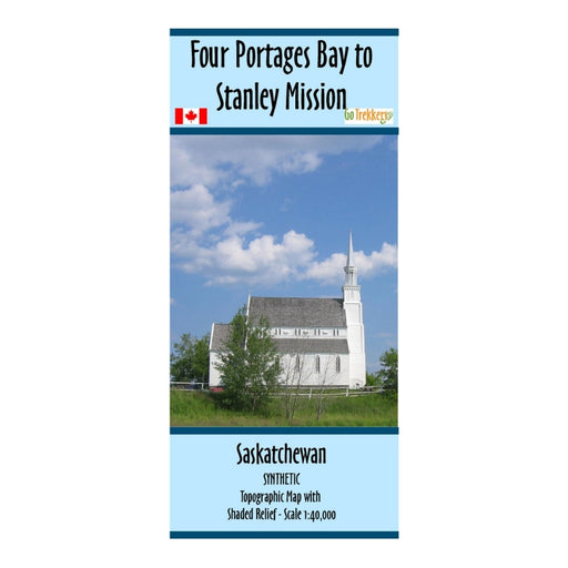 Go Trekkers Map: Four Portages Bay to Stanley Mission MAP GO TREKKER