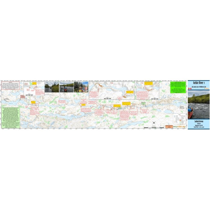 Go Trekkers Map: Geikie River (set of 2) MAP GO TREKKER