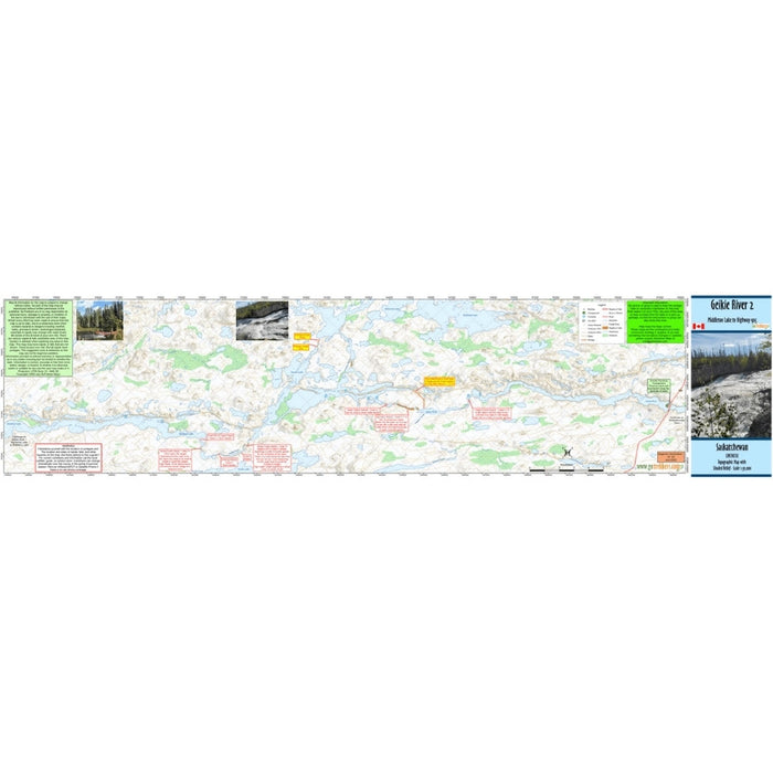 Go Trekkers Map: Geikie River (set of 2) MAP GO TREKKER