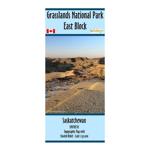 Go Trekkers Map: Grasslands National Park (East Block) MAP GO TREKKER