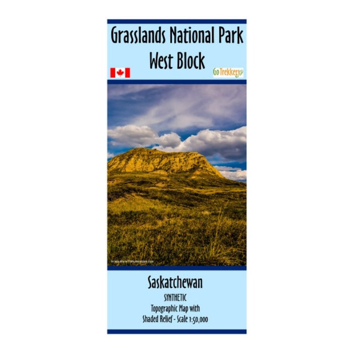 Go Trekkers Map: Grasslands National Park (West Block) MAP GO TREKKER