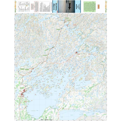 Go Trekkers Map: Lac La Ronge Provincial Park MAP GO TREKKER