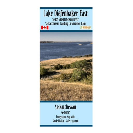 Go Trekkers Map: Lake Diefenbaker (East) MAP GO TREKKER