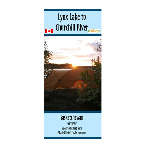 Go Trekkers Map: Lynx Lake to Churchill River MAP GO TREKKER