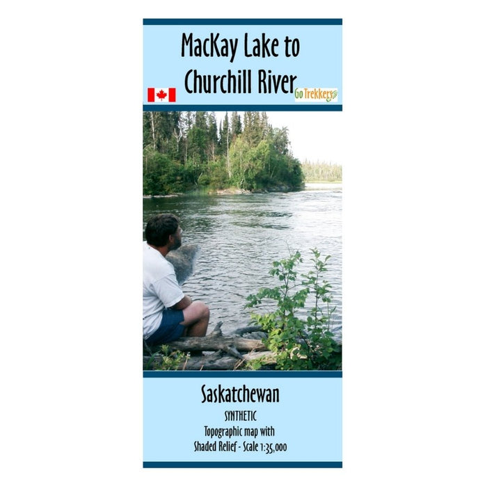 Go Trekkers Map: MacKay Lake to Churchill River MAP GO TREKKER