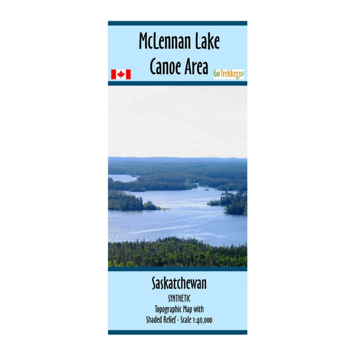 Go Trekkers Map: MacLennan Lake Canoe Area MAP GO TREKKER