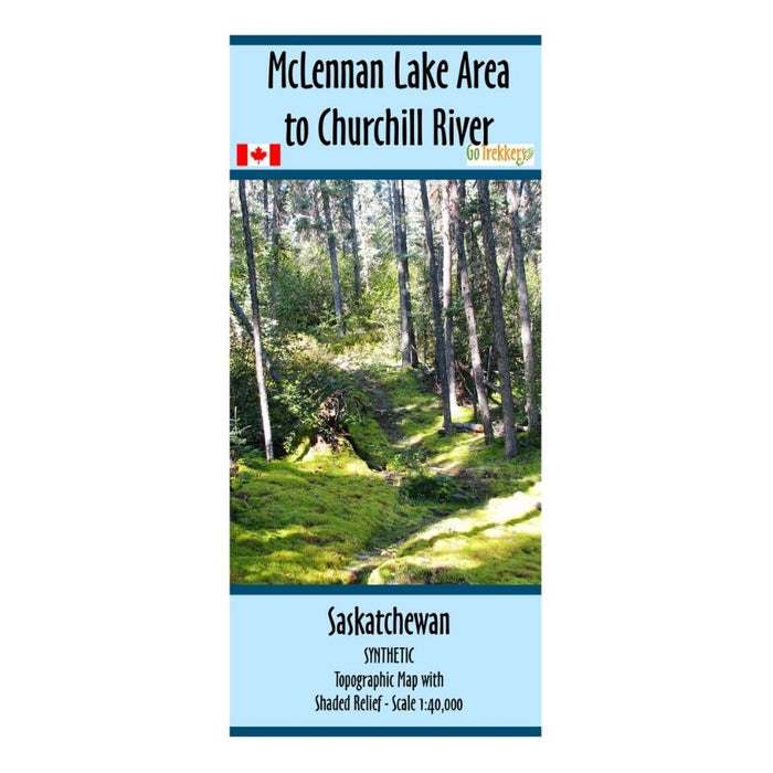 Go Trekkers Map: McLennan Lake to Churchill River MAP GO TREKKER
