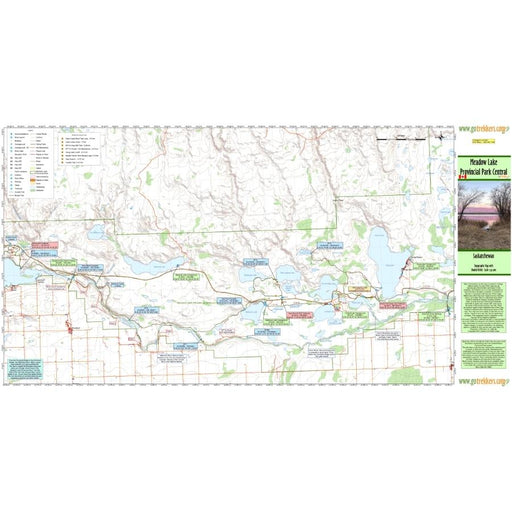 Go Trekkers Map: Meadow Lake Provincial Park (Central) MAP GO TREKKER