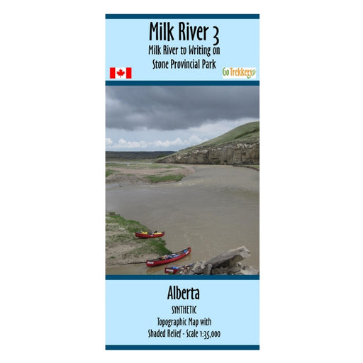 Go Trekkers Map: Milk River #3 MAP GO TREKKER