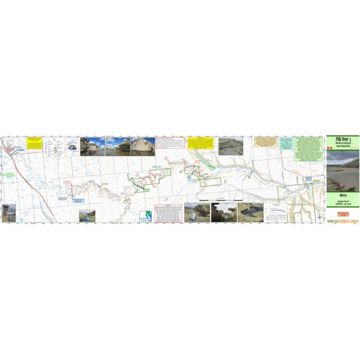 Go Trekkers Map: Milk River #3 MAP GO TREKKER