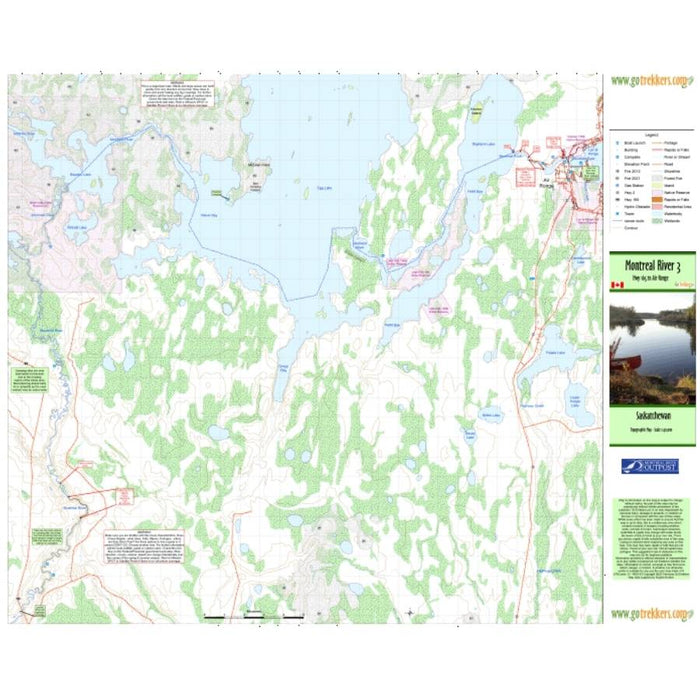 Go Trekkers Map: Montreal River (set of 3) MAP GO TREKKER